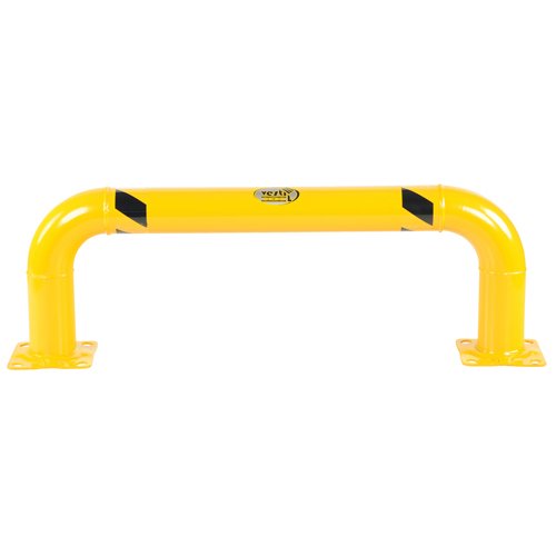 Low Profile Rack Guards, 4' W x 1.4' H, Yellow Equipment World