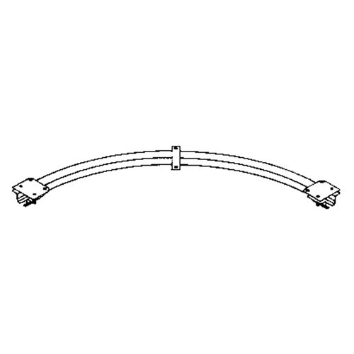Ceiling Mounted 90° Curved Curtain Partition Track, 3' L Equipment World