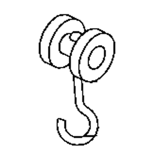 Curtain Partition Track Single Nylon Roller Equipment World