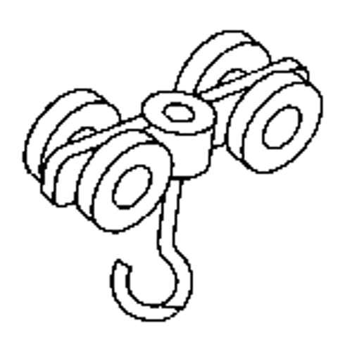 Curtain Partition Track Double Steel Roller Equipment World