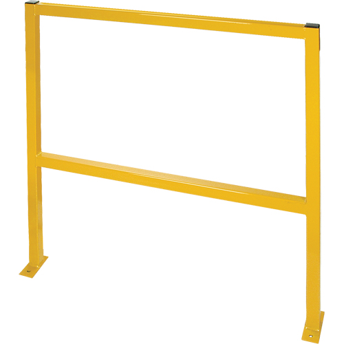 Perimeter Guards - Tubular Style, 48" W x 49-1/2" H, Yellow Equipment World