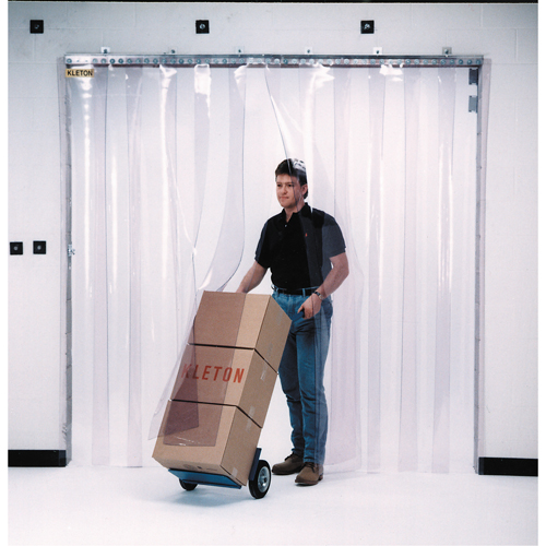 Strip Curtain Doors, 5' x 8' Door Opening, 8" Strip Width, 0.080" Strip Thickness Equipment World