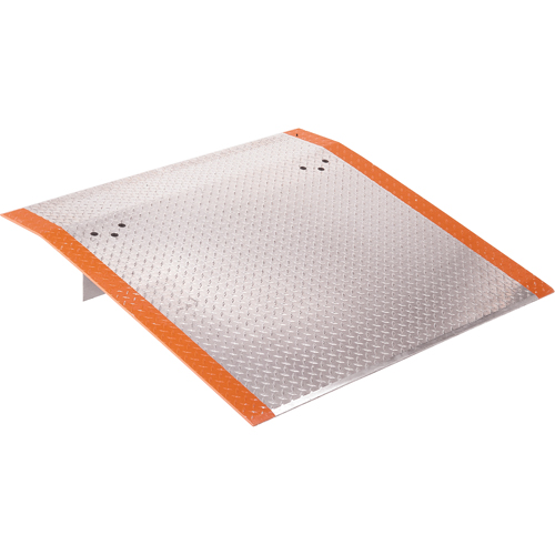 Aluminum Dockplates, 2000 lbs. Load Capacity, 48" L x 42" W x 9" H Equipment World