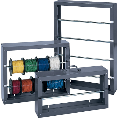 Wire Spool Rack - 2 Rod, Starter, 6" W x 26-1/8" D x 21-1/2" H Equipment World