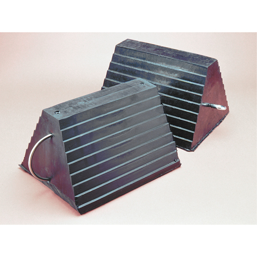 Cale de roue, 9" x 8" x 6", Noir Equipment World