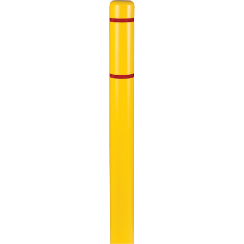 Polyethylene Bollard Covers, 4-1/2" Dia. x 52" L, Yellow Equipment World