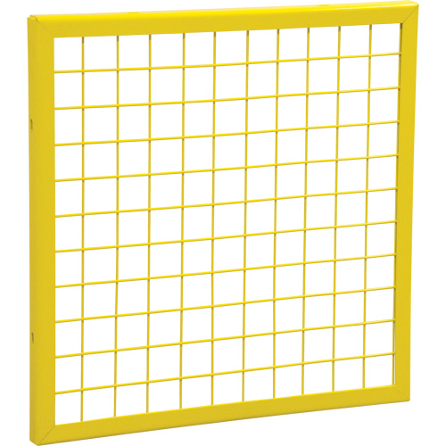 Wire Mesh Partition Components - Panels, 2' H x 2' W Equipment World