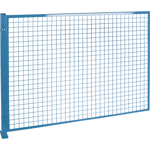 Perimeter Guards - Mesh Style, 4' H x 8' W, Blue Equipment World