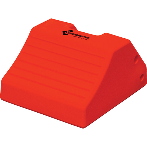 Heavy-Duty Wheel Chocks, Polyurethane, Safety Yellow, 15-1/2" W x 17-7/10" D x 10" H Equipment World