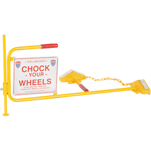 Single Rail Chock With Flag Rail Combo Equipment World