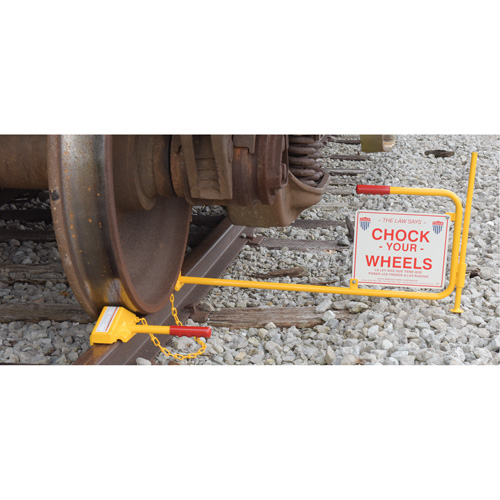 Single Rail Chock With Flag Rail Combo Equipment World