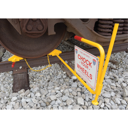 Single Rail Chock With Flag Rail Combo Equipment World