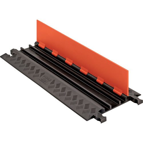 Guard Dog&reg; Low Profile Cable Protector, 3 Channels, 36" L x 13.8" W x 1.25" H Equipment World
