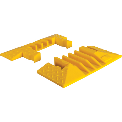 Yellow Jacket&reg; 4-Channel Heavy Duty Cable Protector - End Caps Equipment World