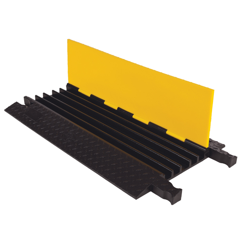 Protecteur de c&acirc;ble robuste Yellow Jacket, 5 canaux, 36" lo x 19,75" la x 1,875" h Equipment World