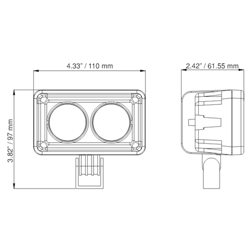 Rep&eacute;reur avant pour chariot &eacute;l&eacute;vateur Equipment World