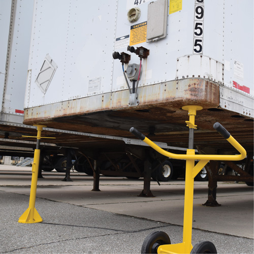 Two-Post Trailer-Stabilizing Jack Stands, 50 tons Lift Capacity Equipment World