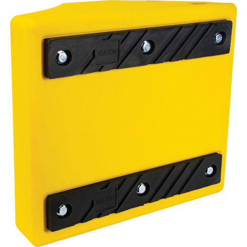 Cale de roue robustes, Ur&eacute;thane, Jaune, 15-1/2" la x 17-7/10" p x 10" h Equipment World