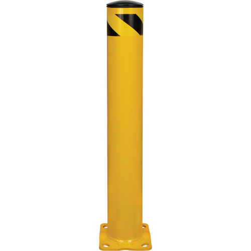 Butoir de s&eacute;curit&eacute;, Acier, 36" h x 5-1/2" la, Jaune Equipment World