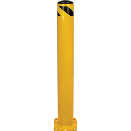 Butoir de s&eacute;curit&eacute;, Acier, 42" h x 5-1/2" la, Jaune Equipment World