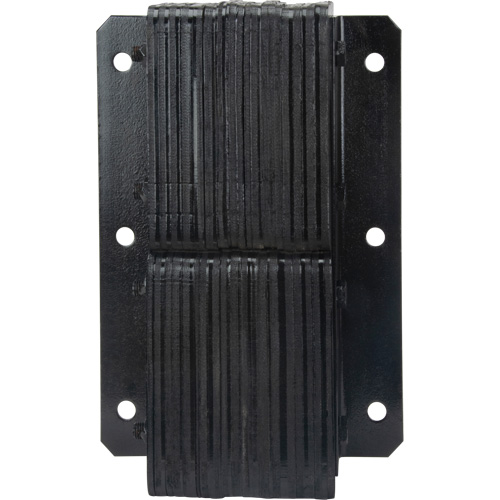 Laminated Dock Bumpers, Vertical, Rubber, 11" W x 4" D x 20" H Equipment World