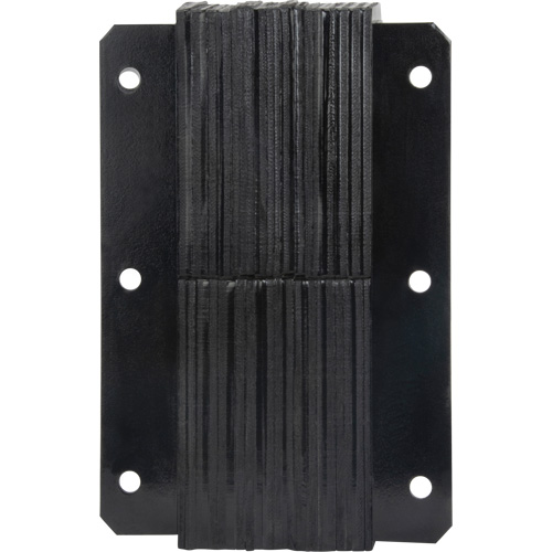Laminated Dock Bumpers, Vertical, Rubber, 11" W x 4" D x 20" H Equipment World