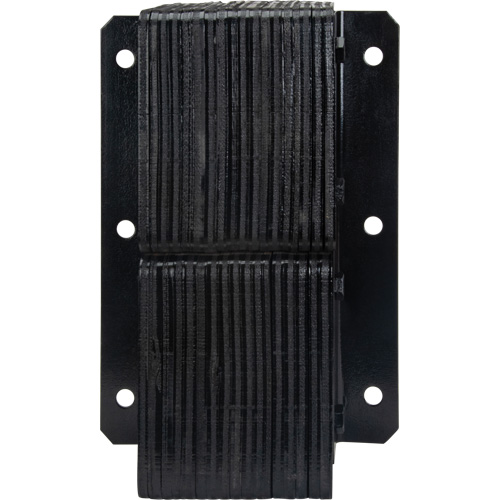 Laminated Dock Bumpers, Vertical, Rubber, 11" W x 6" D x 20" H Equipment World