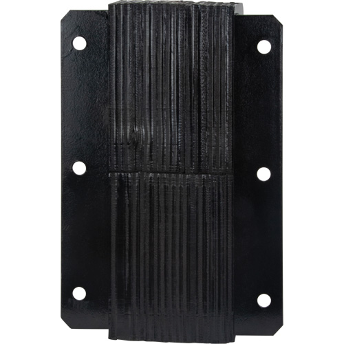 Laminated Dock Bumpers, Vertical, Rubber, 11" W x 6" D x 20" H Equipment World