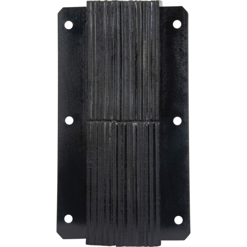 Laminated Dock Bumpers, Vertical, Rubber, 11" W x 4" D x 24" H Equipment World