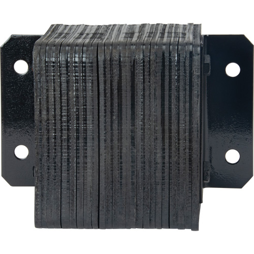 Laminated Dock Bumpers, Horizontal, Rubber, 12" W x 6" D x 10" H Equipment World