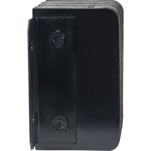 Laminated Dock Bumpers, Horizontal, Rubber, 12" W x 6" D x 10" H Equipment World