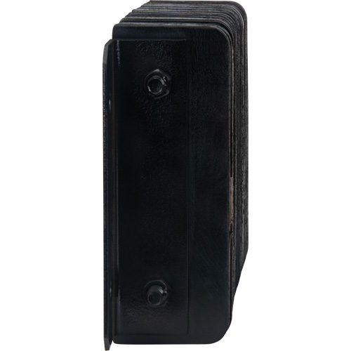 Laminated Dock Bumpers, Horizontal, Rubber, 18" W x 4" D x 12" H Equipment World