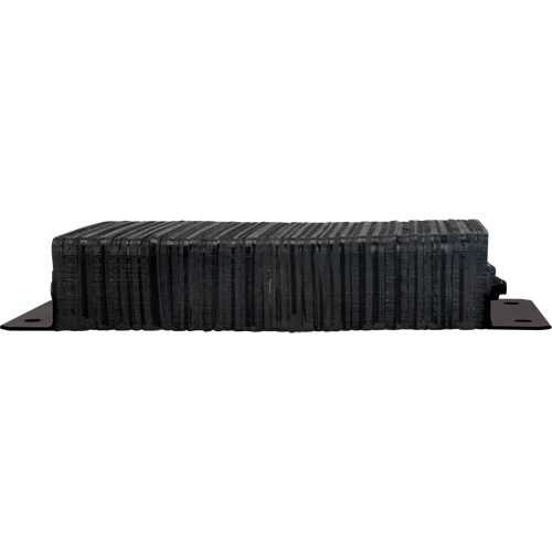 Laminated Dock Bumpers, Horizontal, Rubber, 24" W x 4" D x 12" H Equipment World