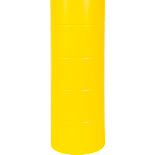 Polyethylene Bollard Cover, 6-5/8" Dia. x 60" L, Red/Yellow Equipment World