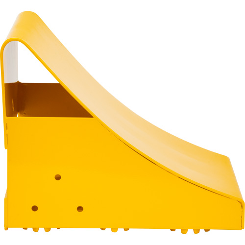 Ice Chocks, Steel, Yellow, 8-1/16" W x 10-5/8" D x 8-13/16" H Equipment World