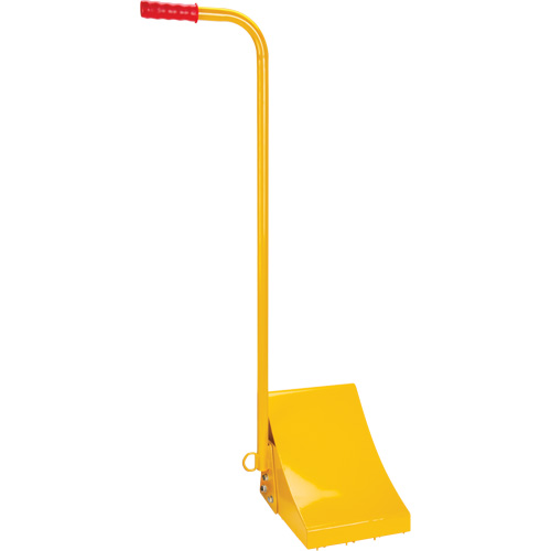 Ice Chock with Ergonomic Handle, Steel, Yellow, 8-1/16" W x 10-5/8" D x 8-13/16" H Equipment World