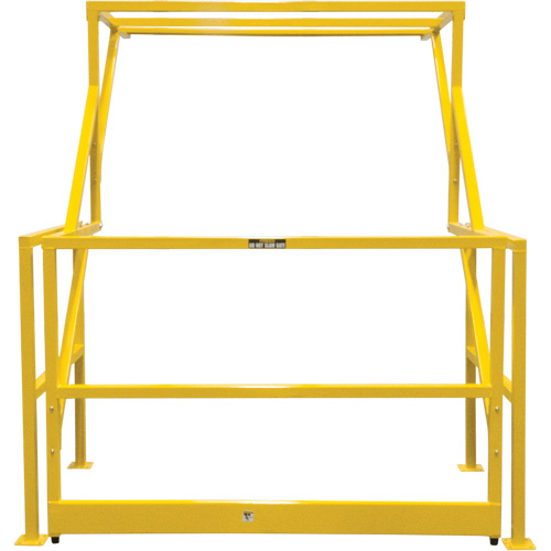 Barri&egrave;re de s&eacute;curit&eacute; pour mezzanine, 70" lo x 77" ha, 78" &eacute;lev&eacute;e, Jaune Equipment World