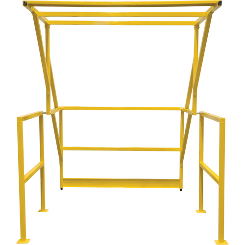 Barri&egrave;re de s&eacute;curit&eacute; pour mezzanine, 70" lo x 77" ha, 78" &eacute;lev&eacute;e, Jaune Equipment World