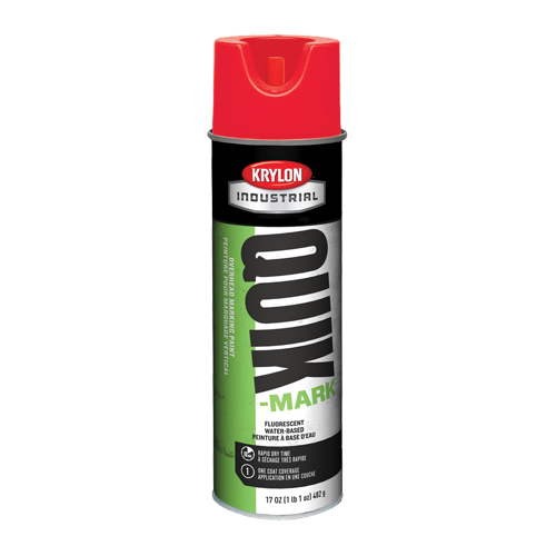 Industrial Quik-Mark Water-Based Overhead Marking Paint, 17 oz., Aerosol Can Equipment World