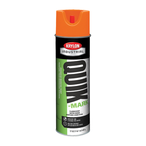 Industrial Quik-Mark Water-Based Overhead Marking Paint, 17 oz., Aerosol Can Equipment World