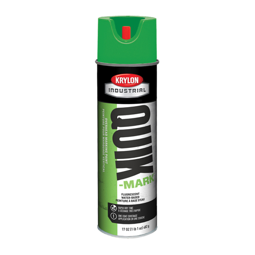 Industrial Quik-Mark Water-Based Overhead Marking Paint, 17 oz., Aerosol Can Equipment World