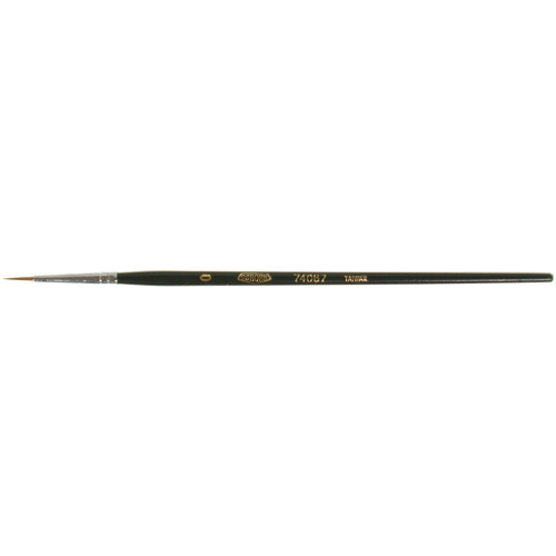 Pinceau d'artiste, Largeur de la brosse de 1/16", Martre rouge, Manche &agrave; Bois Equipment World