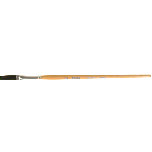 One Stroke Paint Brush, 1/4" Brush Width, Ox Hair, Wood Handle Equipment World