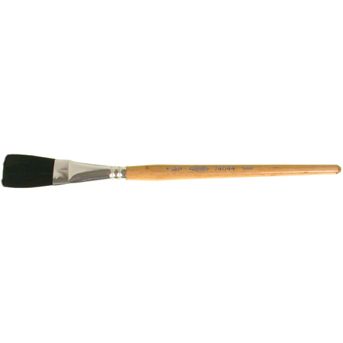 One Stroke Paint Brush, 3/4" Brush Width, Ox Hair, Wood Handle Equipment World