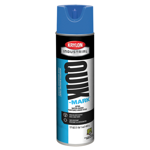 Industrial Quik-Mark Water-Based Inverted Marking Paint, 17 oz., Aerosol Can Equipment World