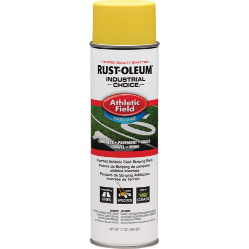 Industrial Choice&reg; AF1600 Athletic Field Striping Paint, Yellow, 17 oz., Aerosol Can Equipment World