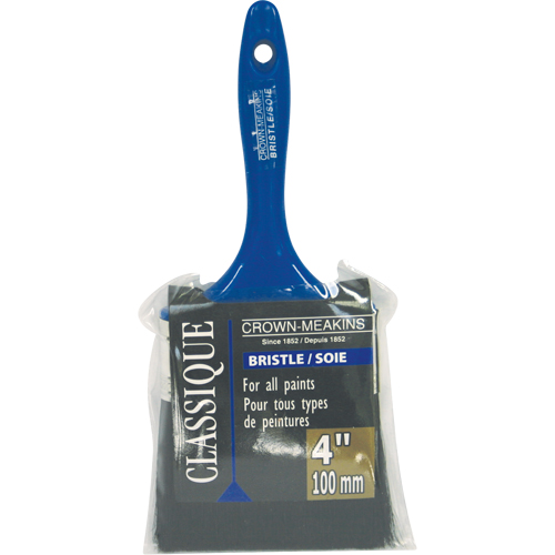 Pinceau classique, Soies, Manche Plastique, Largeur de 4" Equipment World