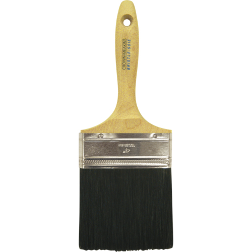 Straight Wall Paint Brush, Bristle, Wood Handle, 4" Width Equipment World
