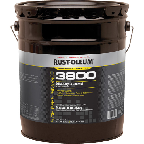 3800 High-Performance DTM Acrylic Enamel, 5 gal., Pail, Tint Base Equipment World