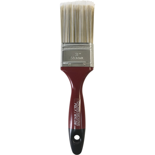 Semi-Pro Paint Brush, Poly/Nylon, Wood Handle, 2" Width Equipment World